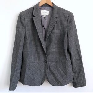 Banana Republic wool plaid blazer